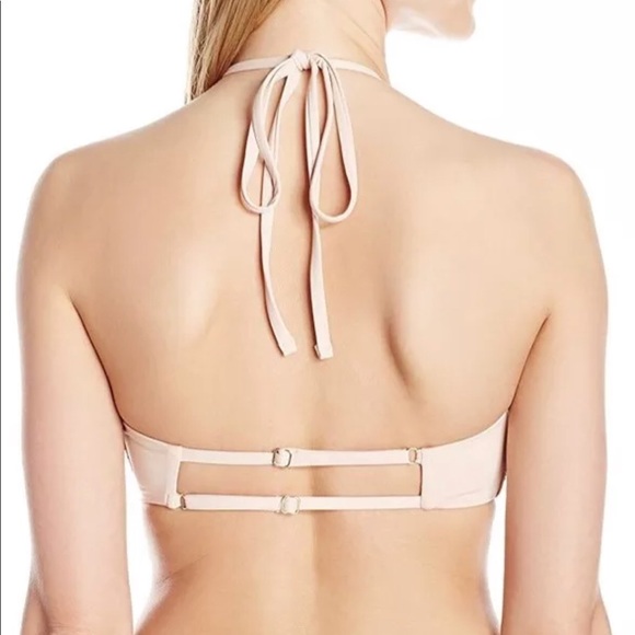 MINKPINK Bikini Two Piece Nude Palm Tree Swimsuit - Picture 4 of 4